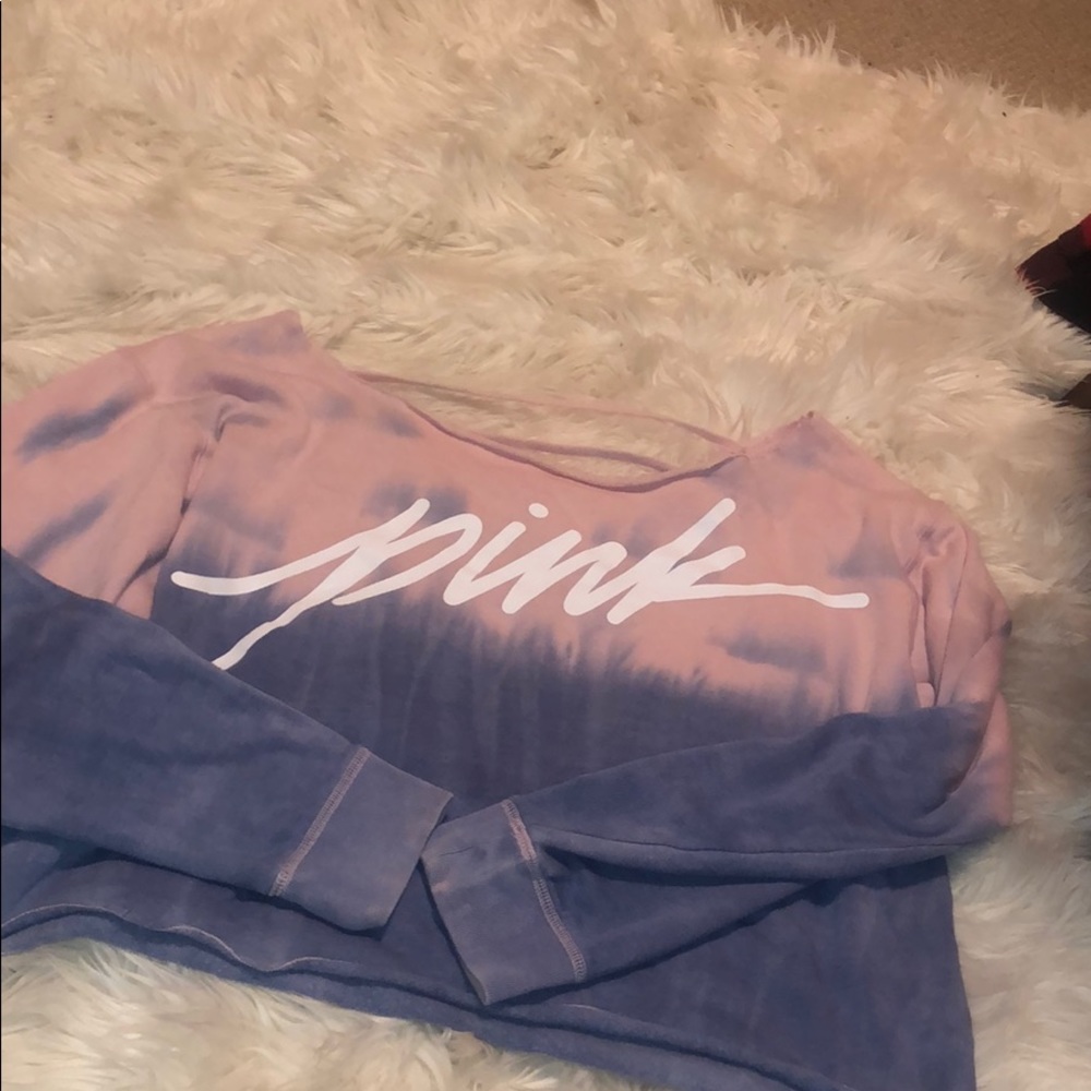 Off the shoulder VS PINK sweater